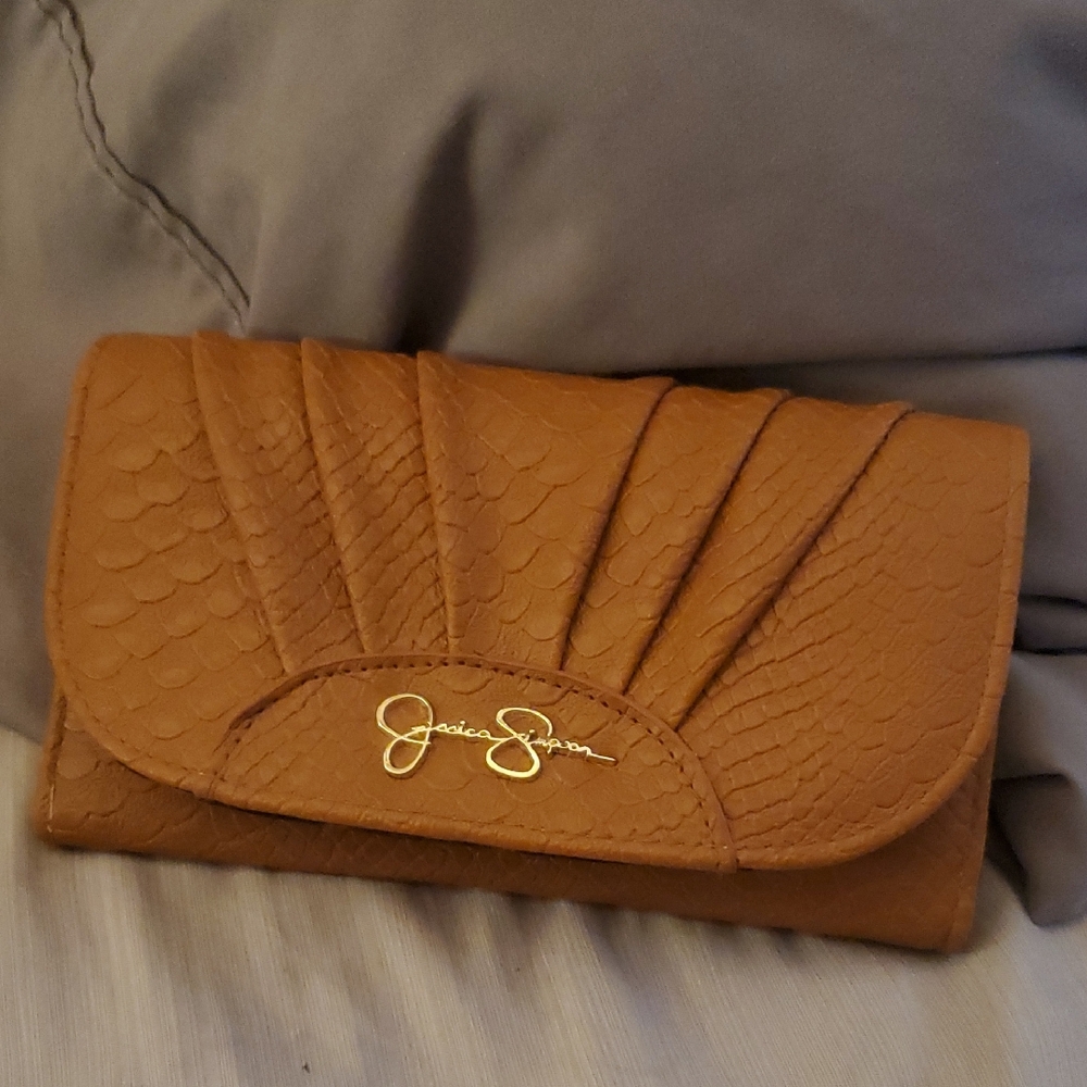Jessica Simpson Tan Wallet.